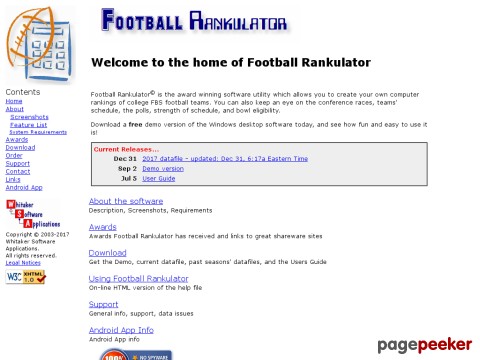 Football Rankulator