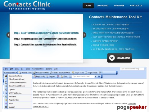 Contacts Clinic for Microsoft Outlook