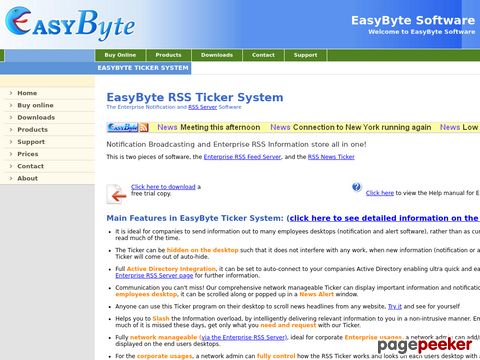 EasyByte News Ticker
